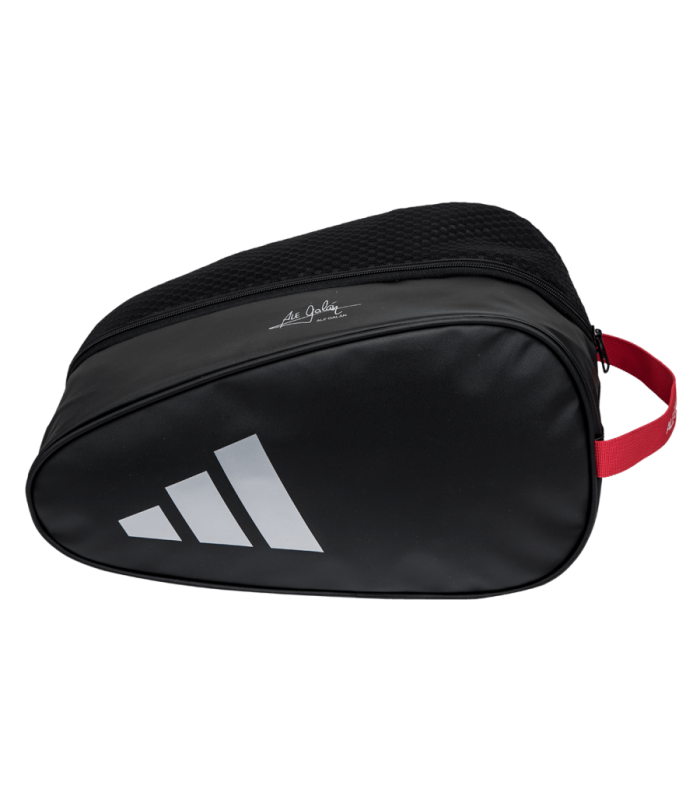 ZAPATILLERO ADIDAS NEGRO/ROJO 3.4-ALE GALÁN