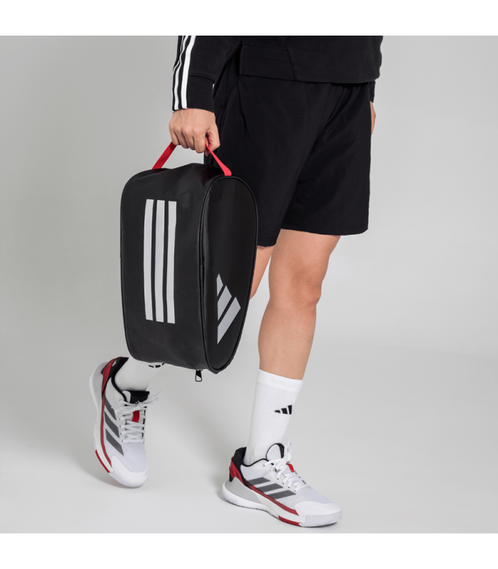 ZAPATILLERO ADIDAS NEGRO/ROJO 3.4-ALE GALÁN