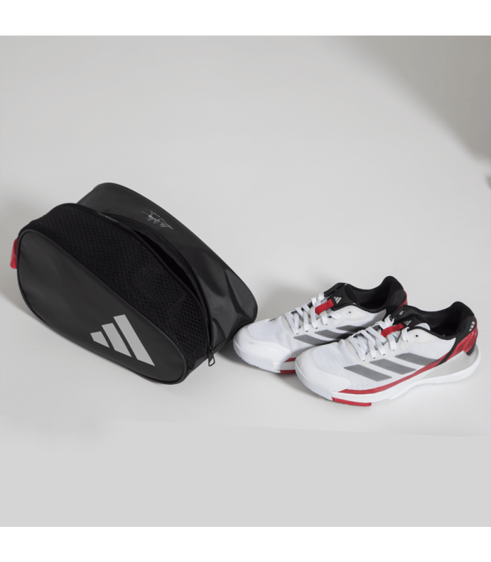 ZAPATILLERO ADIDAS NEGRO/ROJO 3.4-ALE GALÁN